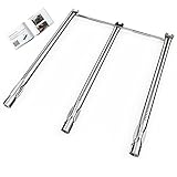 Celdium Edelstahl Brenner 69787 Ersatzteile für Weber Spirit 300-Series 46cm, Spirit E310 S310 E320 S320 E330 S330 Weber Spirit II//LX 310 Series