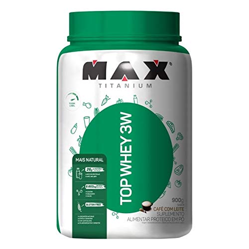 Top Whey 3W + Natural 900g - Max Titanium