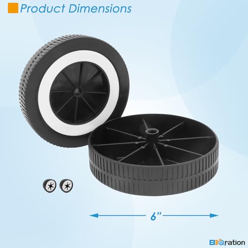 Image of Grill Wheel Parts for Weber 22 inch Charcoal Kettle Grill 741001, 14401001