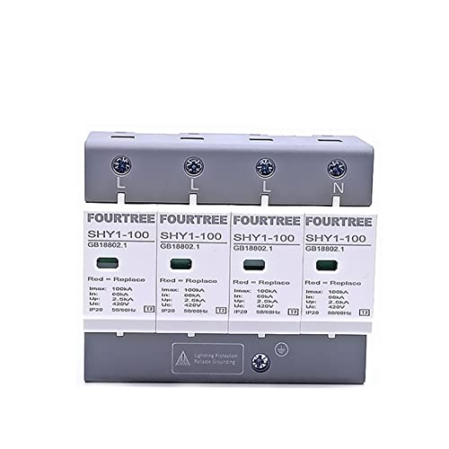 SPD protection basse tension 4P 420V AC pour tableau électrique maison - 4