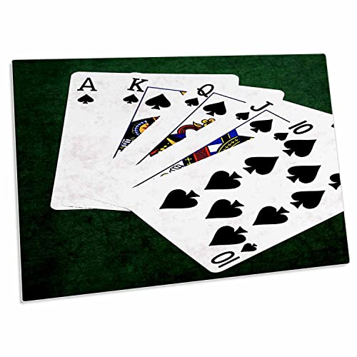 3dRose Poker Hands Royal Flush Spades - Desk Pad miniatura 1
