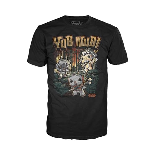 Funko Boxed tee: Star Wars - Ewok - M- Camiseta, Franela - Ropa