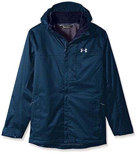 Under Armour Outerwear Under Armour Men's Porter 3-In-1, True Ink/Steel, Small