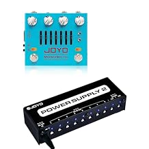 مجموعة دواسات جيتار باس JOYO R-26 مع مصدر طاقة دواسة جيتار JOYO JP-02