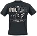 Produktbild Volbeat The Gang Männer T-Shirt schwarz 4XL 100% Baumwolle Band-Merch, Bands