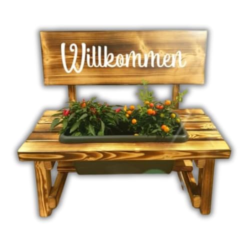 Blumenbänkchen - Blumenbankerl personalisiert ca. 60x60cm Blumenbank