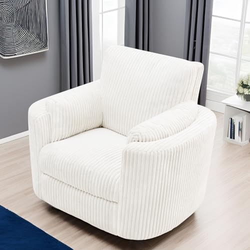 Sillón reclinable eléctrico giratorio blanco miniatura 3