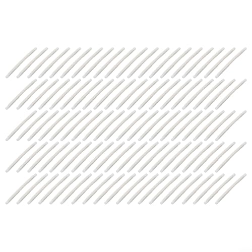 Tubo termorretráctil de fibra óptica de doble aguja de 60 mm con pin de acero inoxidable 304, cubierta protectora de polietileno para protección de empalme de fusión de fibra, 100 unidades (B)