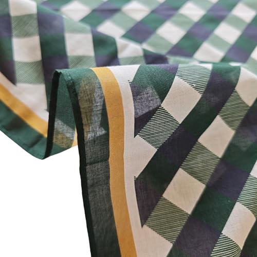Image of Single Pack Bandanas 60s Premium Cotton Soft Thin Handfeel Large Handkerchief for Men and Women
