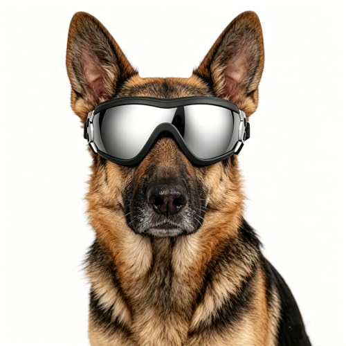 NAMSAN Dog Sunglasses for Medium to Large Dogs, UV...