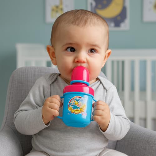 Image of Zerya Hippo Stainless Steel Baby Spout Sipper Cup for Kids /Toddler with Soft Silicone 250 ML (SkyBlue)