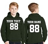 Custom Hoodies for Youth - Design Your OWN 2 Sided Jersey - Pullover Hooded Team Sweaters
