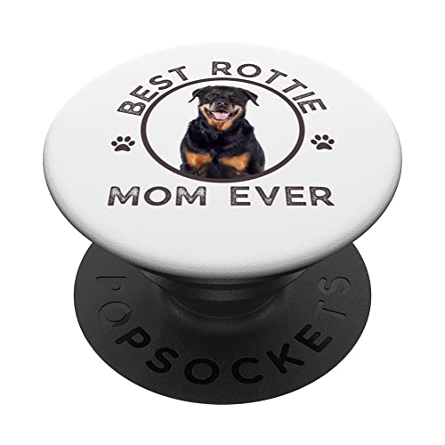 Bonito gráfico de Rottweiler de la mejor mamá rotatoria de la historia para amantes de los perros...