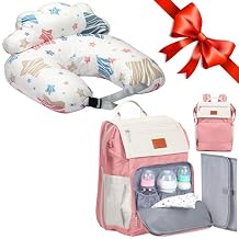 PILLANI Baby Shower Gifts Nursing Pillow for Breastfeeding & Diaper Bag - Baby Registry Search