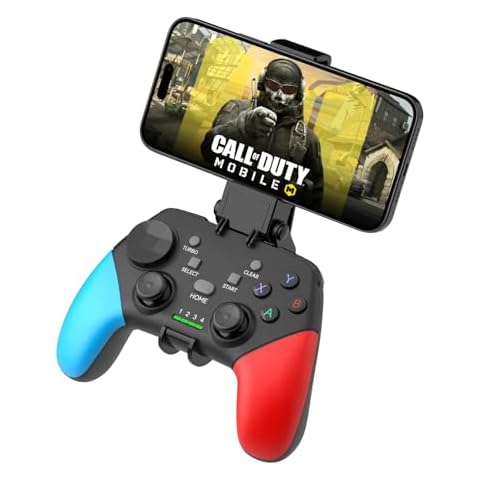 Joso Wireless Mobile Gaming Controller for iPhone, Android, iPad, Tablet, PC, Phone Controller with Phone Clip Supports Cloud Game, COD Mobile, Genshin Immpact, Remote Player Gamepad Cover