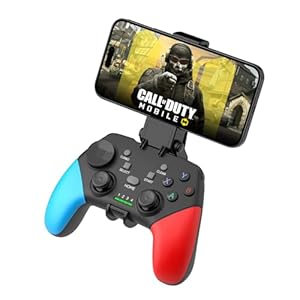 Joso Wireless Mobile Gaming Controller für iOS, Android, iPad, Tablet, PC, Telefon-Controller für iPhone 14/13/12/11, Galaxy S22/21, Android Handys, COD Mobile, Genshin Immpact, Cloud Gaming