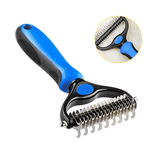 JINYJIA Brosse pour Animaux, Peigne de toilettage pour Animaux domestiques, Brosse Chiens et Chats, Râteaux de Démêlage pour Chiens