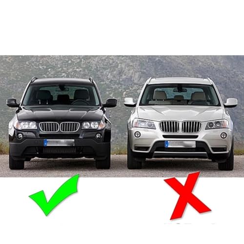 Parrilla bisel de luz antiniebla para coche X3 E83 LCI modelos 2007 a 2010 5