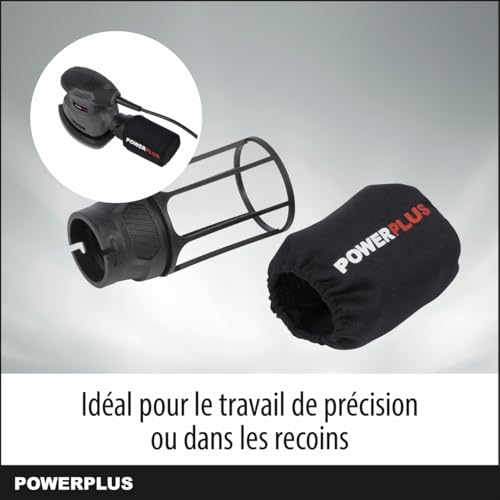 Ponceuse à main électrique Powerplus pour poncer sans poussière les angles - 5