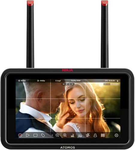 Atomos Ninja TX GO 5.2�C���` �O�����j�^�[ 1500nit HDR 6K RAW���^ Wi-Fi�N���E�h�A�g �J���� HDMI ATOMNJTX02