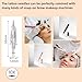 Whalrace PMU Needles, 10 PCS 1P/1R Safe and Disposable Microblading Needles, PMU Needles 1RL for Shading Eyebrows, Eyeliners, Tattoo, Lip Tinting