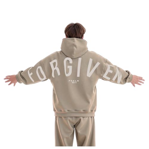 Yahweh Men's Womens Letter Print Hoodies Casual Oversized Graphic Hoodie Baggy Pullover Sweatshirts 2025 Trendy Coat3