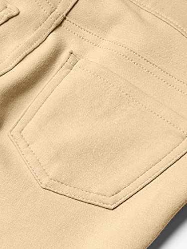 Image of The Children's Place Girl's Ponte Knit Pull On Jeggings, Sandy /Tidal, 4 slim