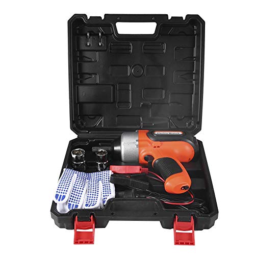 Kit de llave de impacto de 12 V Llave de impacto eléctrica portátil 420N.M Kit de herramientas profesionales de alta...