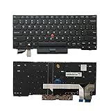 Laptop Replacement US Layout Keyboard for Lenovo Thinkpad X13 Yoga X13 Gen 1 (20WK,20WL) Black