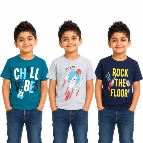 Image of NammaBaby Baby Boys Cotton Regular Fit T-Shirt