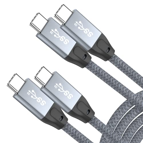 USB C to USB C Cable 100W 1.5FT (2 Pack),UseBean USB 3.2 Type C Gen2 20Gbps Data Transfer Cable PD Fast Charging,4K Video Monitor Cord Compatible for Thunderbolt 3/4 MacBook Pro, iPad Pro,Galaxy S21