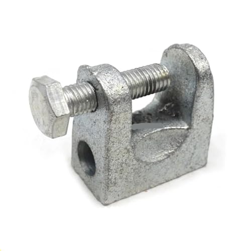 C-type Clamps Cast Iron C Steel Lifting Fixture I-Beam Clamp Heavy Sling Steel Cable Fittings 1Pcs(35 MM)