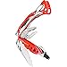 LEATHERMAN, Skeletool RX Multitool with Serrated Knife and Glass Breaker, Red with Nylon Sheath