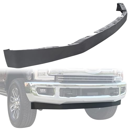 ECOTRIC Front Lower Bumper Valance Panel Compatible with 2017 2018 2019 F250 F350 F450 F550 2WD Ford Super Duty HC3Z-17626-AD, HC3Z17626AD, FO1095272, GNT56215066 Front Bumper Air Dam Deflector
