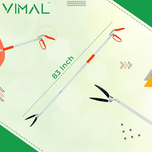 Image of VIMAL Heavy Duty Extra Long Tongs - 83 Inch Extra Long Reacher Grabber - Hand Arm Extension Multi-Purpose Trash Garbage Mobility Picker.