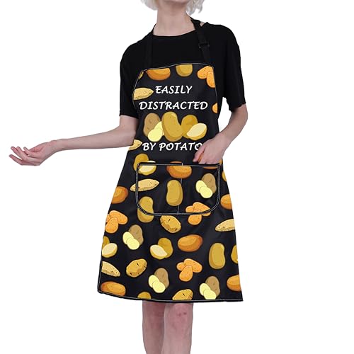 Tablier de pommes de terre réglable avec poche pour cuisinier