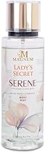 Magnum Lady’s Secret Serene Body Mist For Women 250ml – Vanilla, White Musk & Amber Base for Long-Lasting Freshness, Alluring Warmth & a Refined Signature Scent for Sophisticated Women