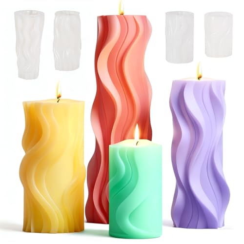 Moldes para Velas,Moldes de Silicona 3d,Molde de Silicona para Velas,3d Moldes Siliconas,Decoración Del Hogar,Manualidades