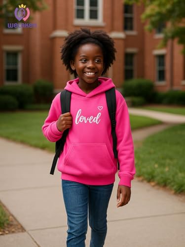 Image of WELAKEN Sweatshirts for Girls Toddler & Kids II Little Girl's Pullover Tops Sweaters & Hoodies