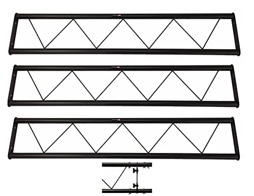 15 Ft. Length Linear Black Metal Lighting Trussing Truss Extension 1.5