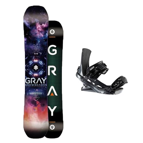 2_Zbg t 23-24 GRAY SNOWBOARDS SHRED OC Vbh f ^ rfBOt Xm[{[hZbg SNOWBOARD SET BINDING UNISEX Xm[{[h jZbNX   _炩