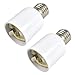 Produktbild MENGS 2-er Pack E27 auf G12 Glühbirne Socket Converter Keramik + Metall + Kunststoff Für Glühlampe, Niedrige Energie, CFL, LED Glühbirne - Weiß