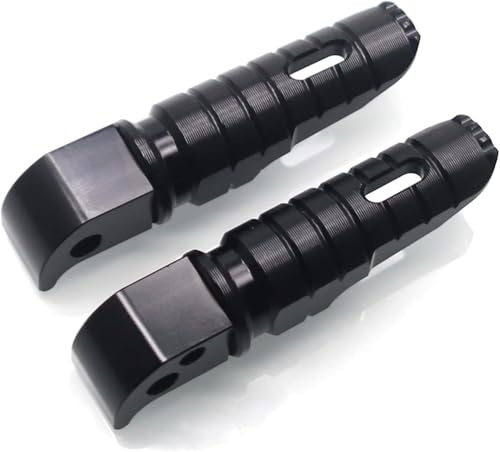 Image of MZS Motorcycle Foot Pegs, Passenger Rear Footpegs Footrest Pedal Adjustable CNC Black Compatible with FJ09 FZ1 FZ6 FZ8 FZ07 FZ09 FZ10 MT03 MT07 MT09 MT10 NIKEN TMAX XMAX XSR700 XSR900 R3