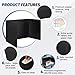 ZYINOZOC 24 Pack Desk Dividers for Students,3-Fold Privacy Screens,Testing Dividers for Classroom Waterproof,Plastic Easy Clean Privacy Shields for Student Includes Extra Labels