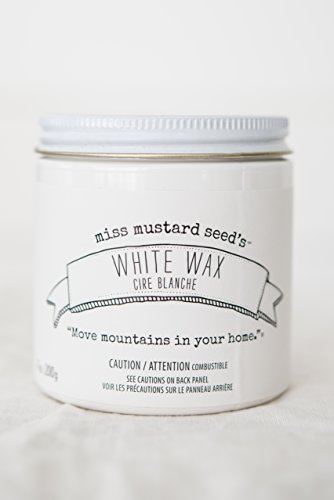 Miss Mustard Seed's MilkWax™ White - Wax for Furniture, Wood, Cabinets, and Walls, Premium Quality, Low Odor, 8 oz