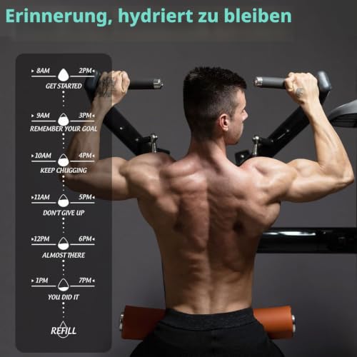 Niggeey Sport Trinkflasche 1,5L Trinkflasche Kinder Auslaufsicher – Ansicht 6