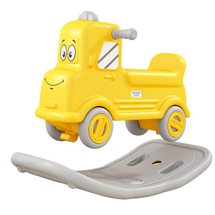 Image of Little Fingers Strong and Sturdy Ride on Toys for Kids (Smiley Wagon Rideon)