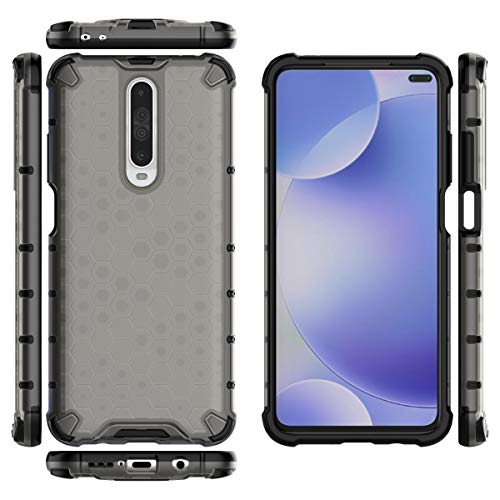 Image of Glasgow | for Poco X2 Back Case Cover for Poco X2 with 4 Bumper Corners and Military Grade Protection - Black