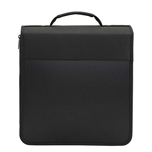 Fasmov 320 Disc Cd/Dvd Binder Dvd Wallet Case With Black Cd Storage Pages #TOP1