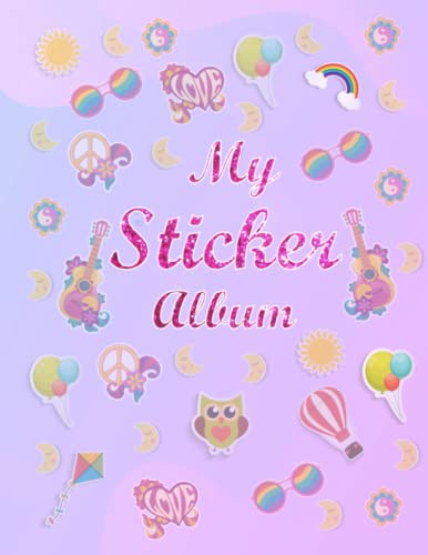 Blank Sticker Book: My Favorite Sticker Collecting Album Blank Sticker Book For Girls And Boys Ages 4-8. Kids Fun Craft Stickers Book Journal ... Pages. (Sticker Collecting Album for Kids) image 2
